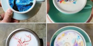 Lee Kangbin turns coffee into art