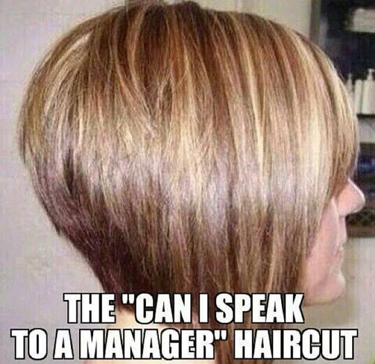 We all know the haircut...