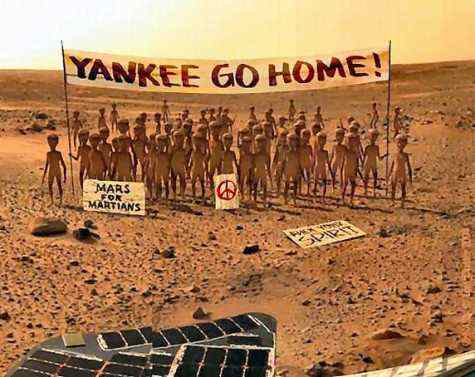 One of the Rarer Photographs Captured by the Mars Rover