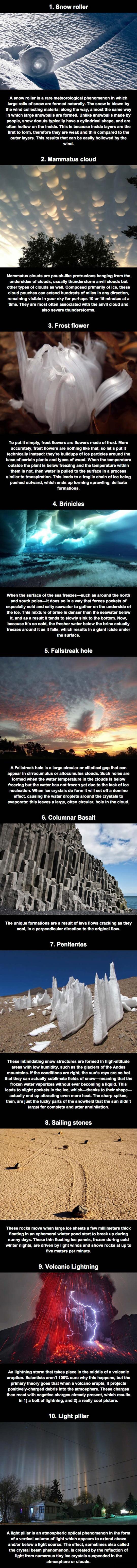 Some Ridiculously Cool Natural Phenomena