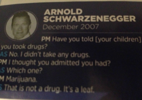 Have you told your kids you took drugs?