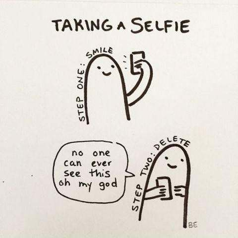 I take too many selfies ;-;