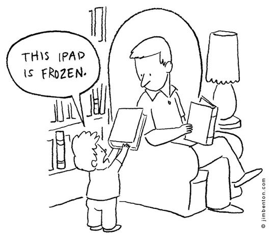 This iPad is frozen....