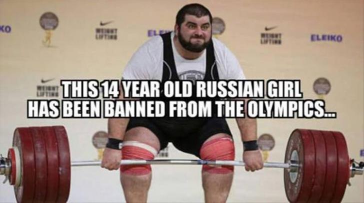 Russian banned from the Olympics