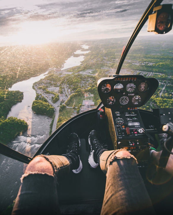 Helicopter Pilots View