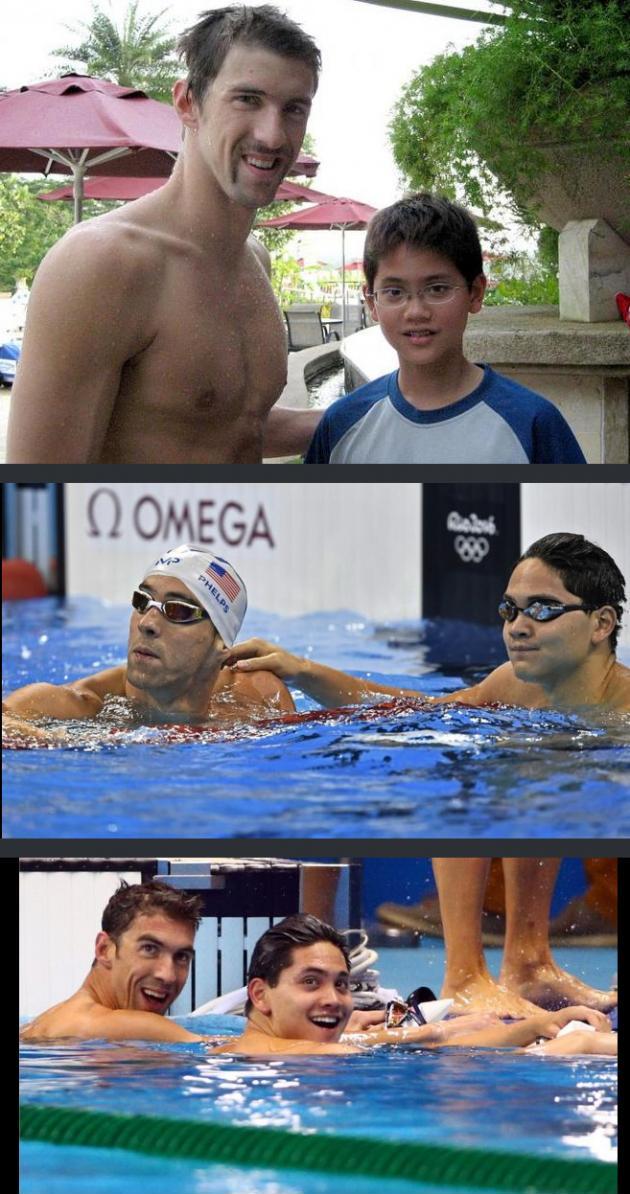 Imagine meeting your hero and competing against him eight years later RIO