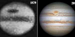 Jupiter 1879 and 2016. Science is cool.