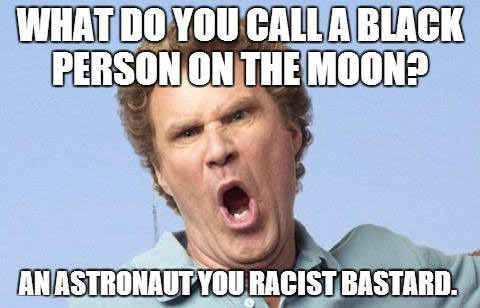 What do you call a black person on the moon?