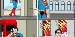 Superman is AFK…