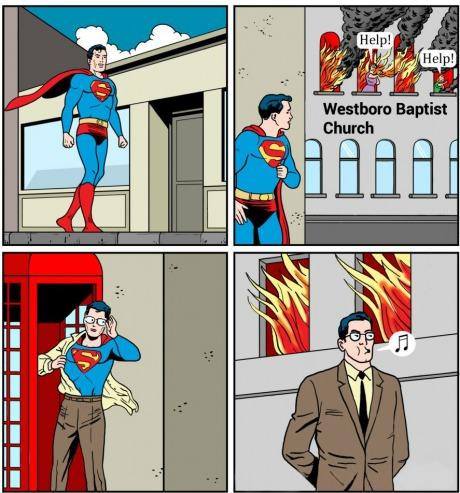 Superman is AFK...