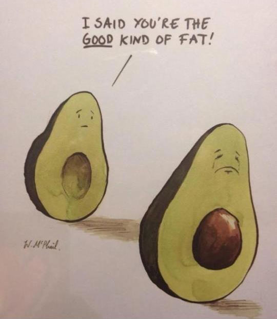 I said you're the good kind of fat!