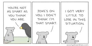 Koala bear is not smart.