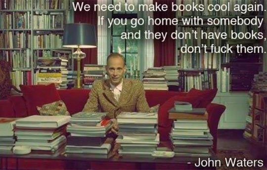 We need to make books cool again.