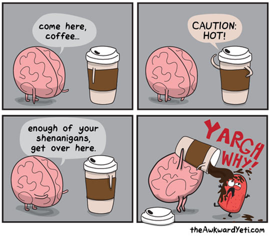My relationship with coffee.