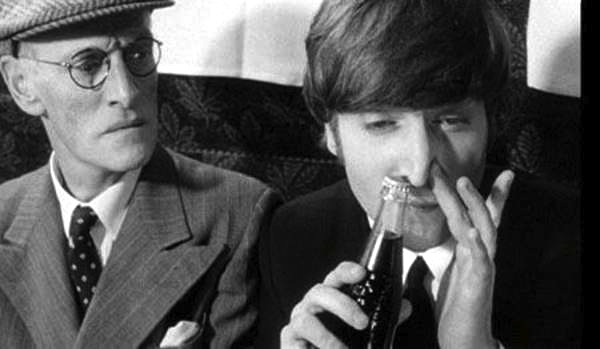 John Lennon snorting coke.