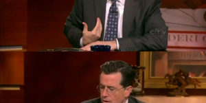 Colbert gets it