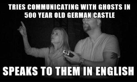 How not to communicate with ghosts
