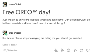 Free Oreo Day