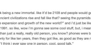 Freshly immortal