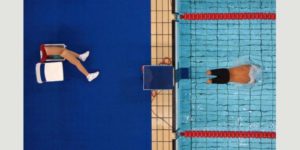 Paralympic swimmer Avi Torres of Spain leaves legs behind at beginning of 200m freestyle in 2004