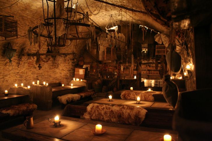 A 14th century medieval tavern in Prague, Czech Republic