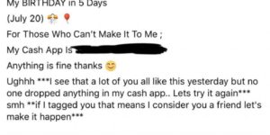 I’m entitled to friends who can make it happen.