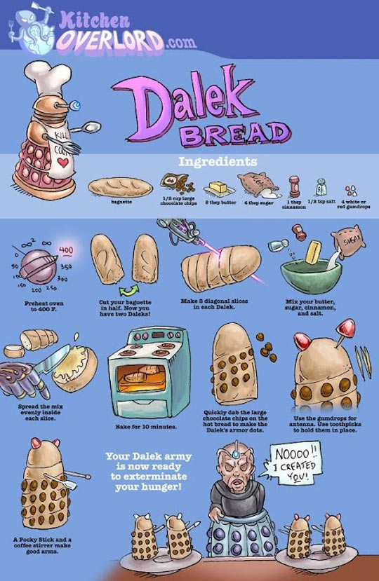 Dalek Bread.