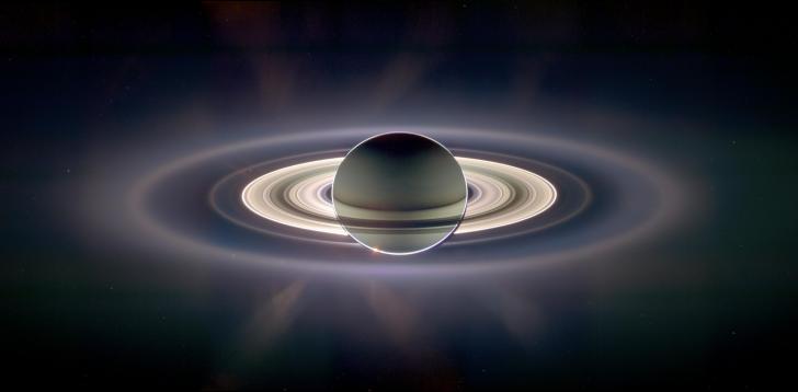 Perhaps the most impressive image taken by the Cassini spacecraft.