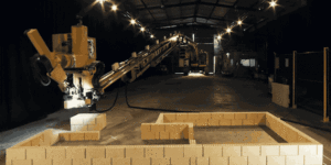 Hadrian X – A robot that builds a brick house