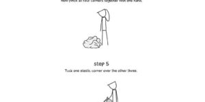 How to fold fitted sheets.