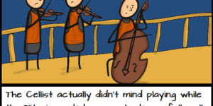 The cellist.