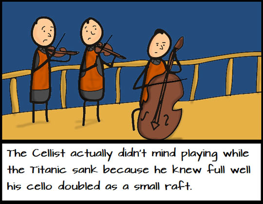 The cellist.
