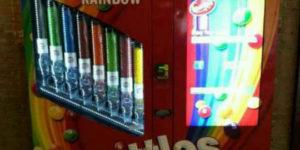 Beautiful vending machine from the rainbow gods.