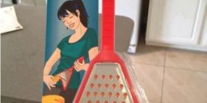 The shredder cheese grater.