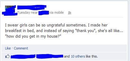 Girls are so ungrateful...