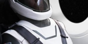 Elon Musk rocking the new SpaceX spacesuit