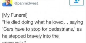 He was a confident man…