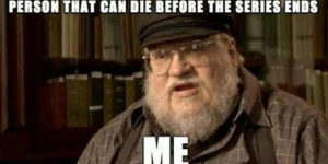 George R. R. Martin gets to the root of the problem.