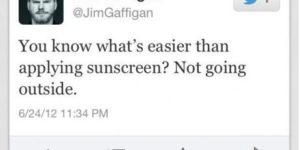 You know what’s easier than applying sunscreen?