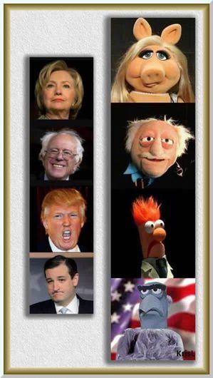 I guess our candidates were just imitating the muppets