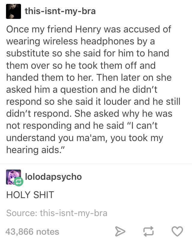 Confiscated headphones