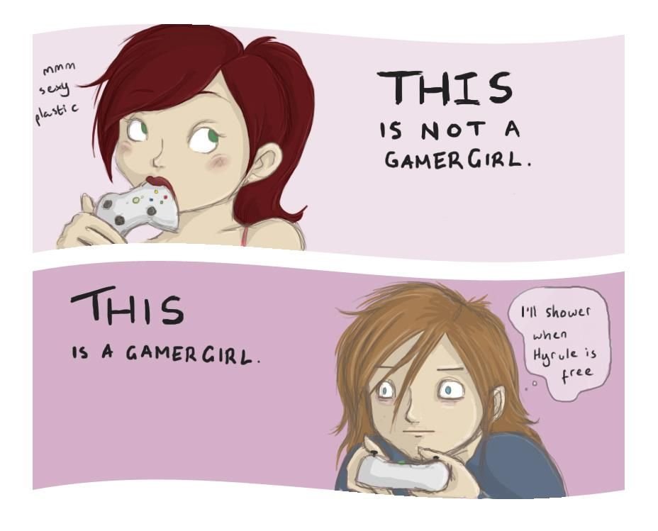 This is not a gamer girl.