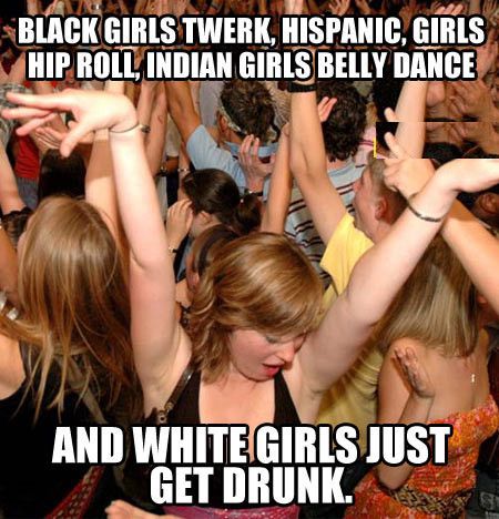 White girls...