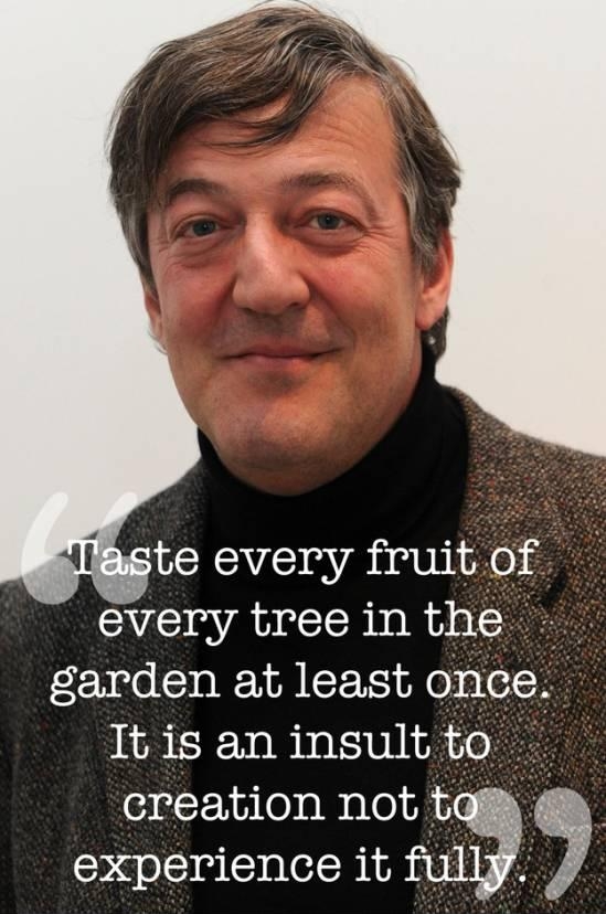 Taste every fruit of every tree.