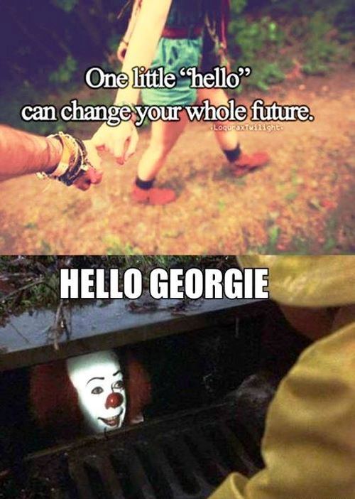 One little hello can change your whole future.