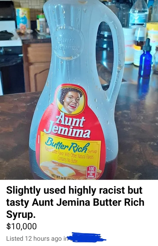 Slightly used, allegedly racist
