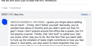 Don’t add your boss on Facebook, basically.