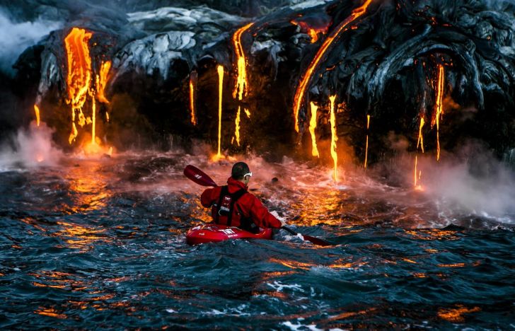 Kayaking Kilauea