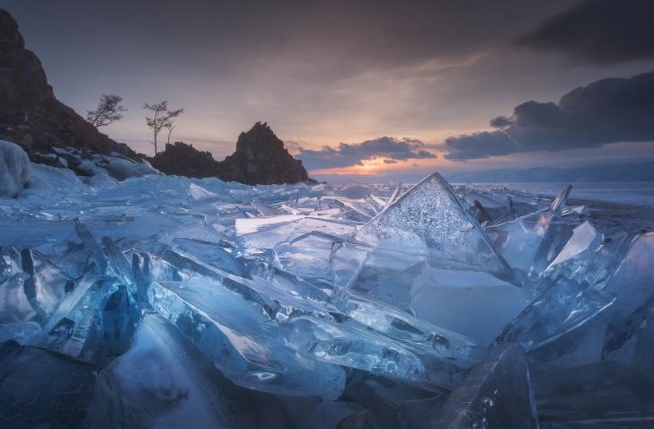 Baikal Ice Fields, Russia