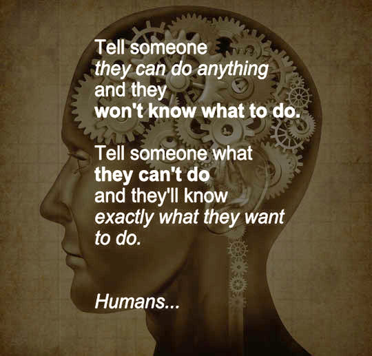 Humans...